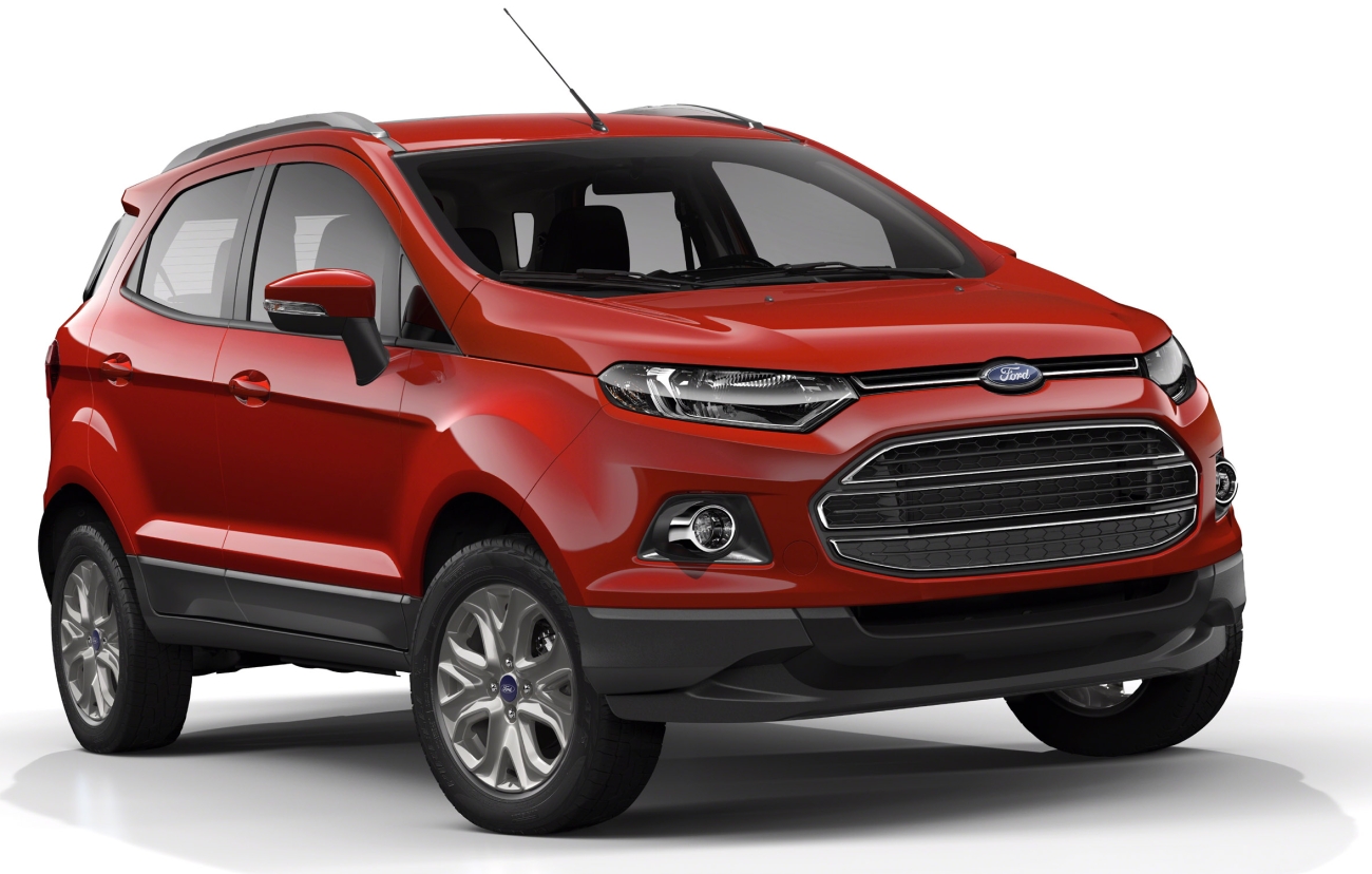 Ford EcoSport 2014 vermelha - frente